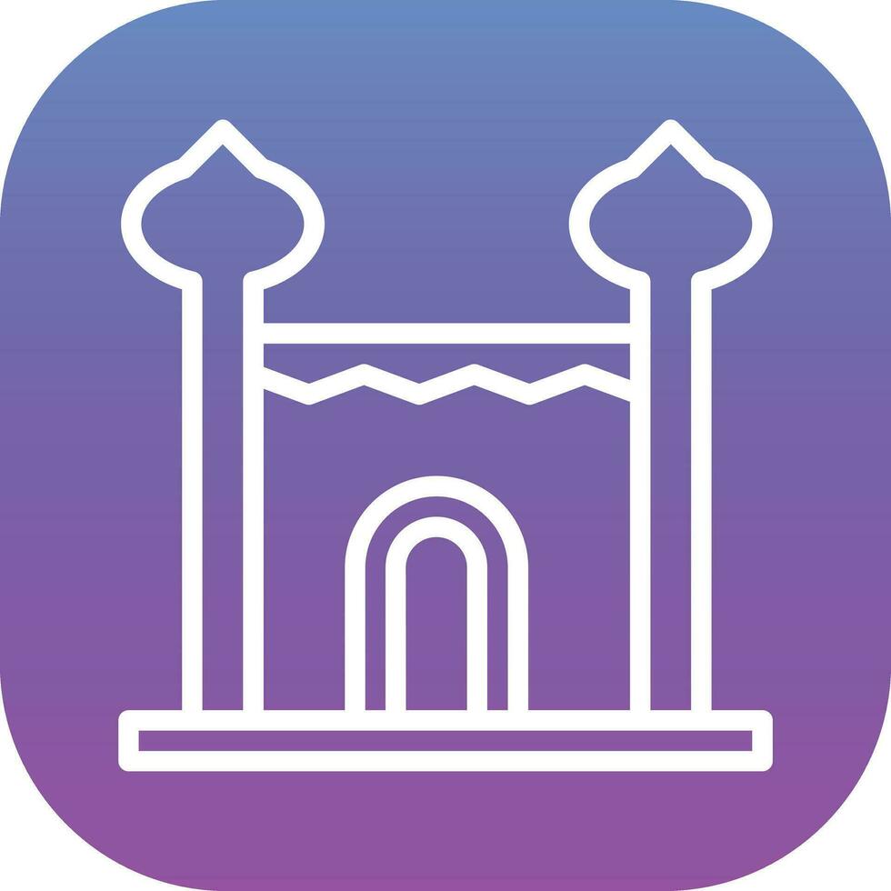 Dubai Gate Vector Icon