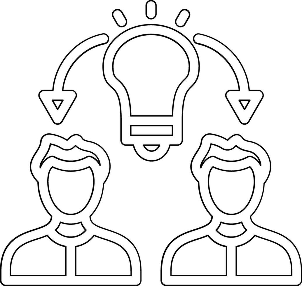 Exchange Ideas Vector Icon