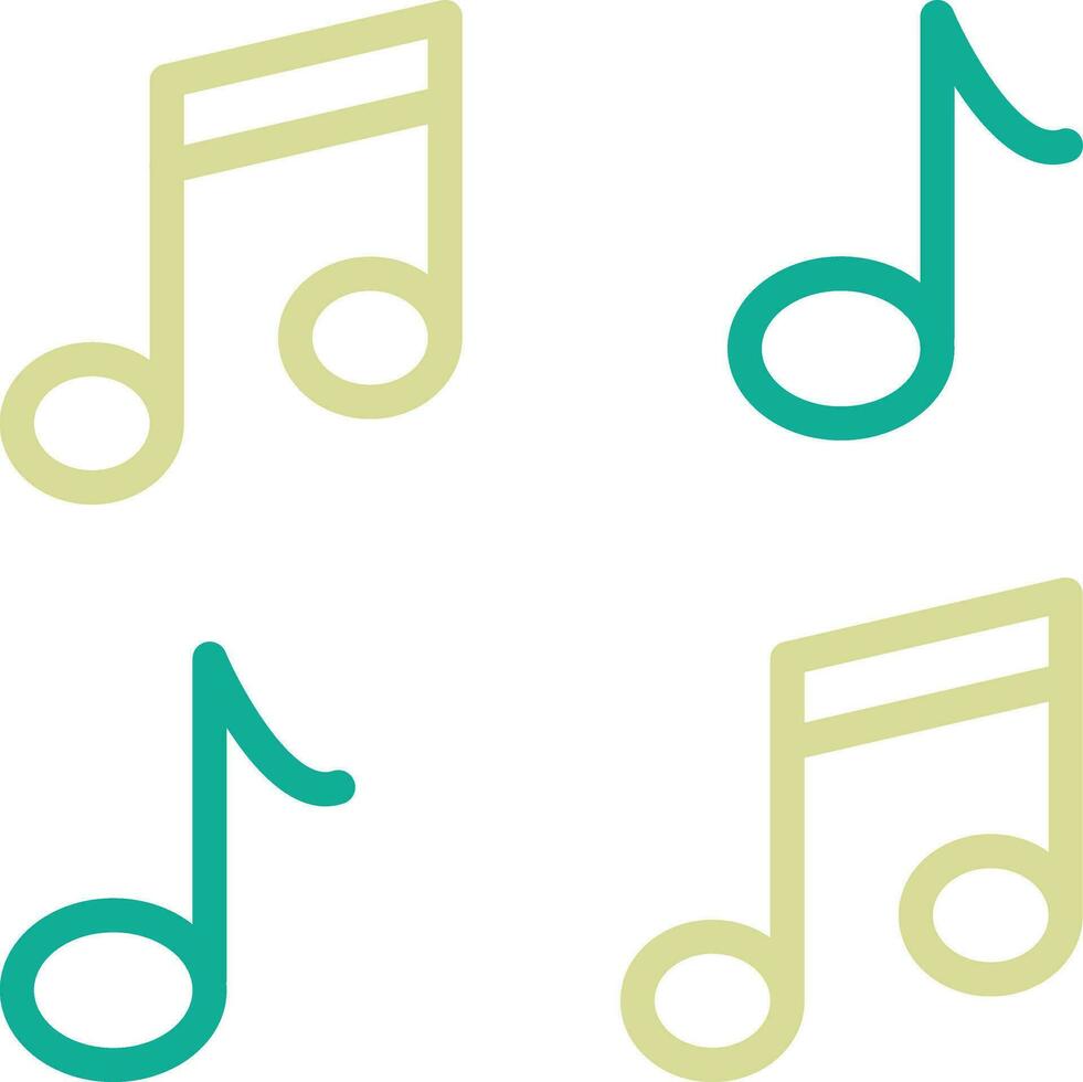 Musical Notes Vector Icon