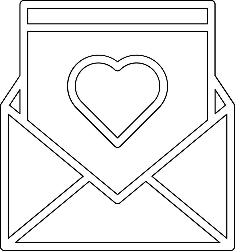 Love Letter Vector Icon