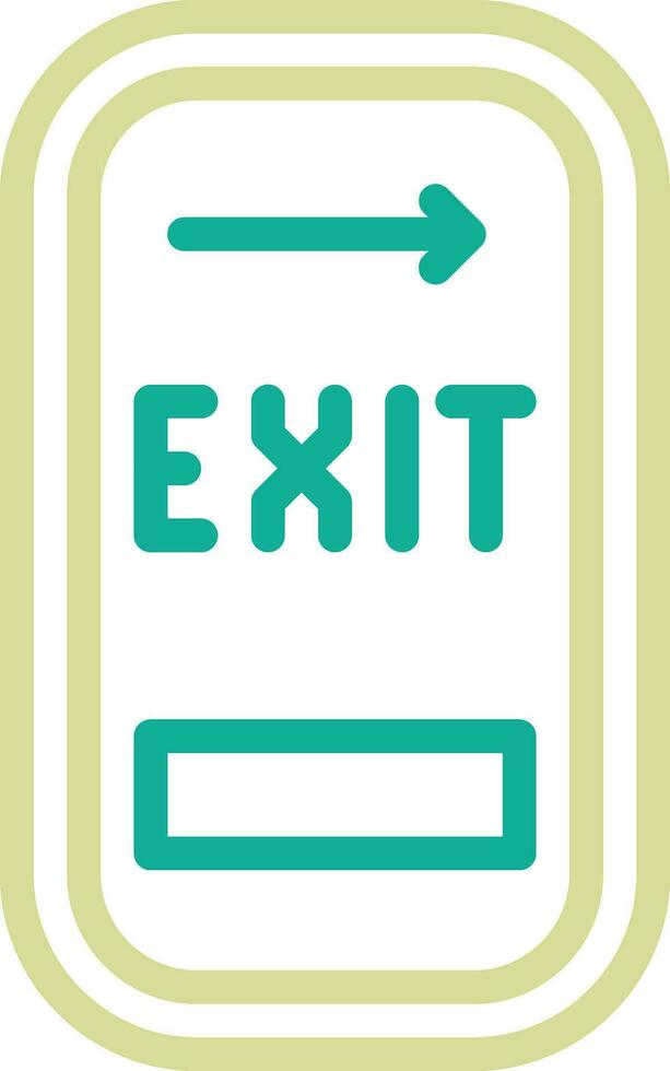 Exit Door Vector Icon