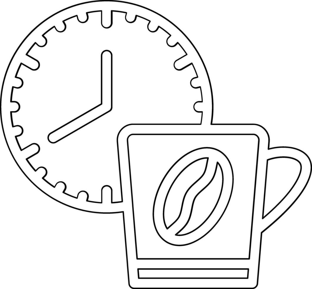Coffee Time Vector Icon