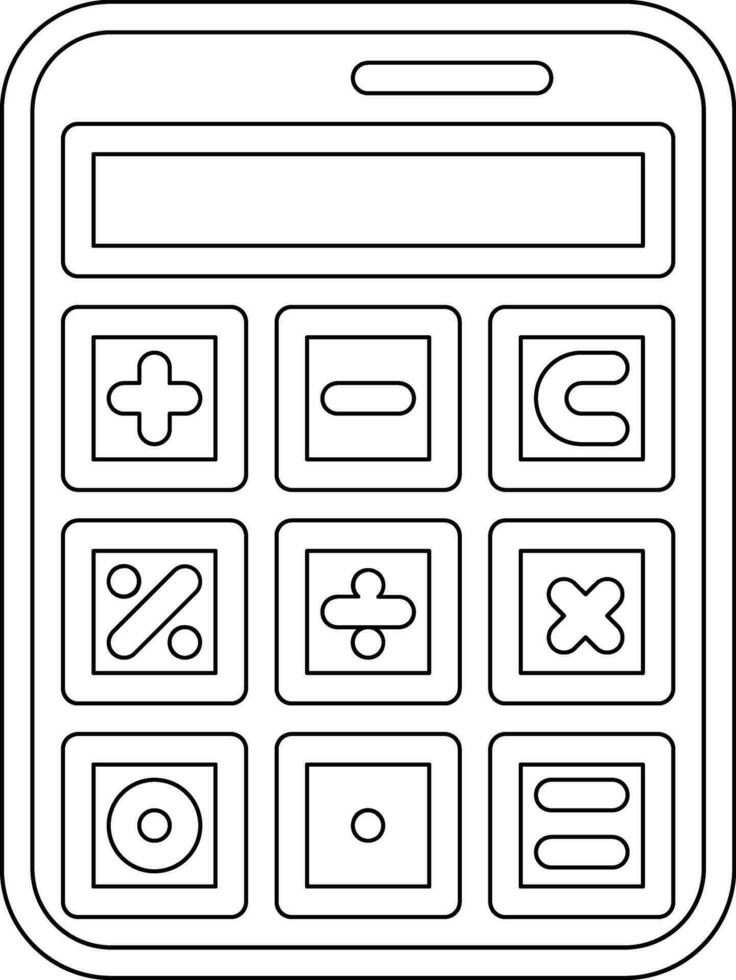 Calculator Vector Icon