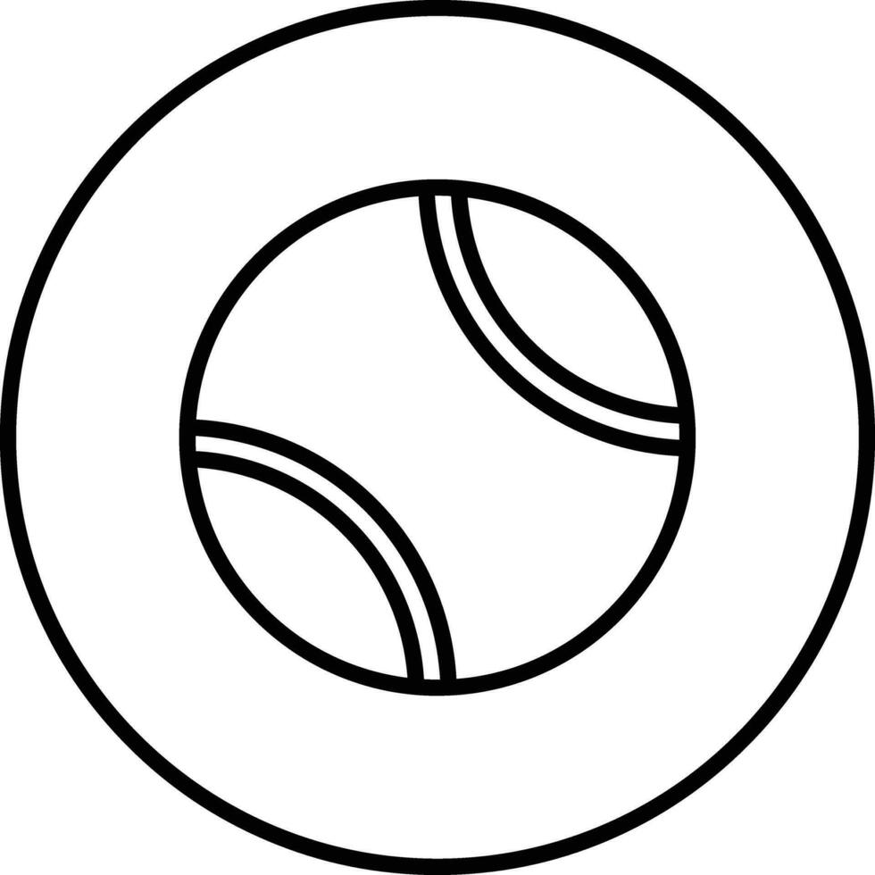 Tennis Ball Vector Icon