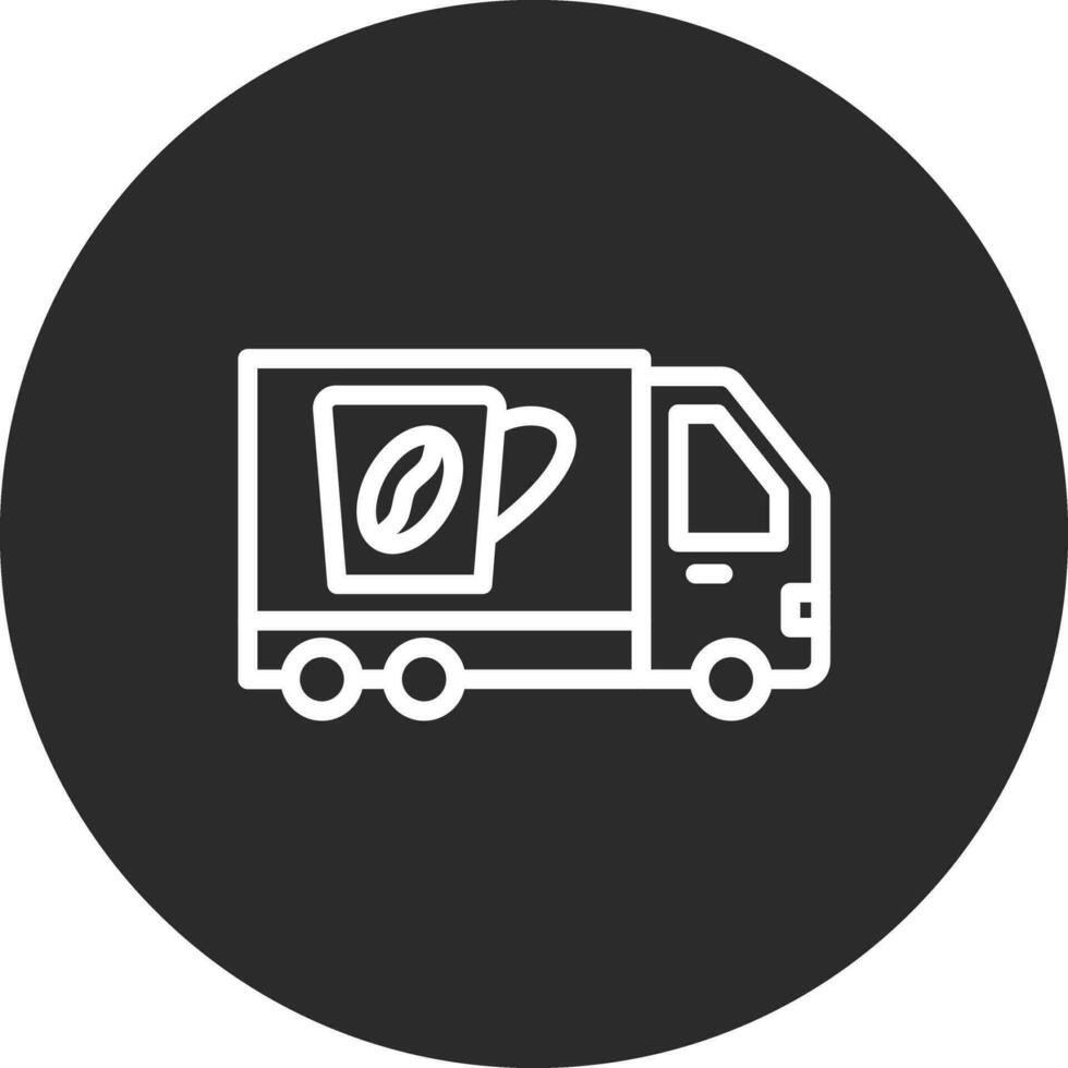 Coffee Truck Vector Icon