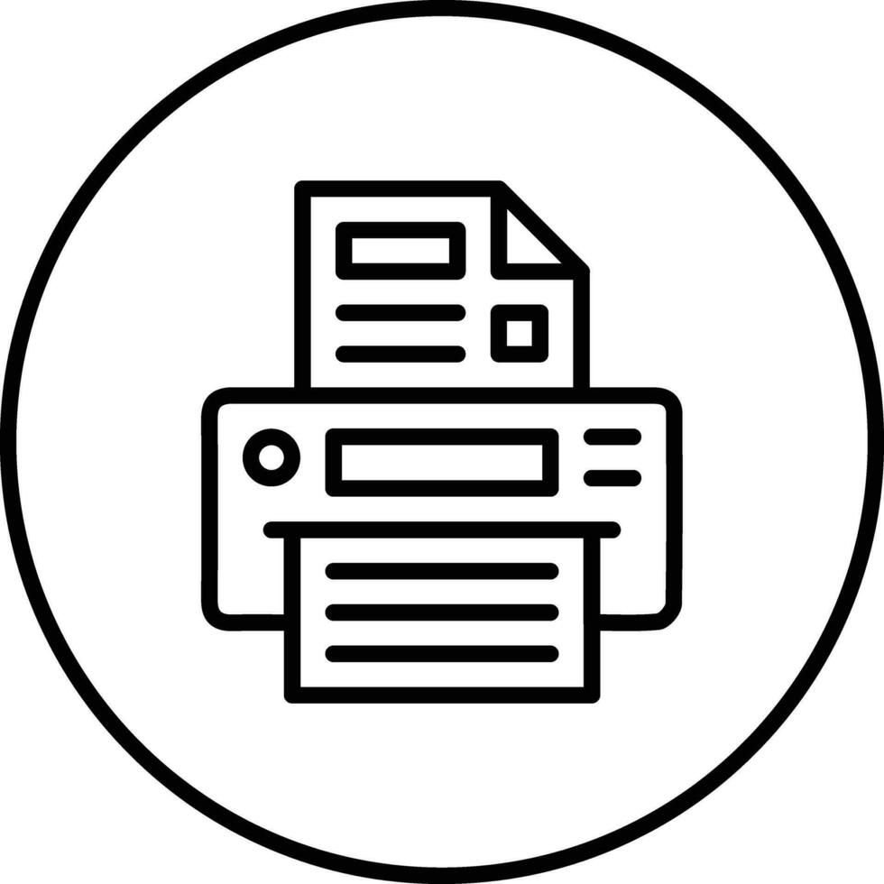 Fax Vector Icon