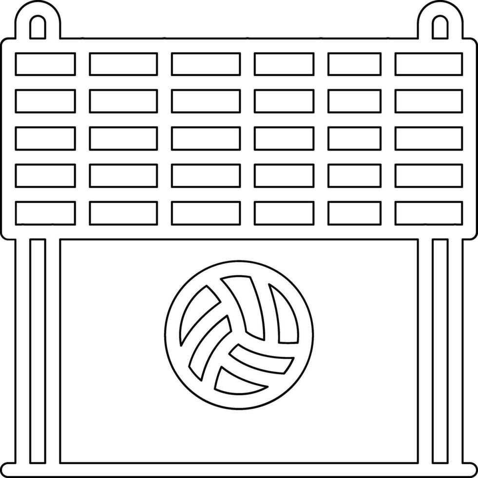 Volleyball Net Vector Icon