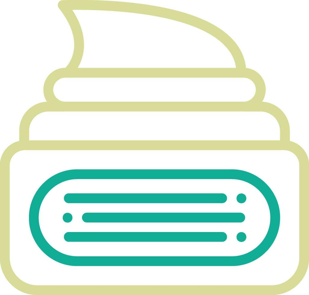 Cream Vector Icon