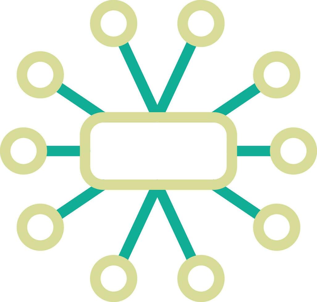 Mind Map Vector Icon