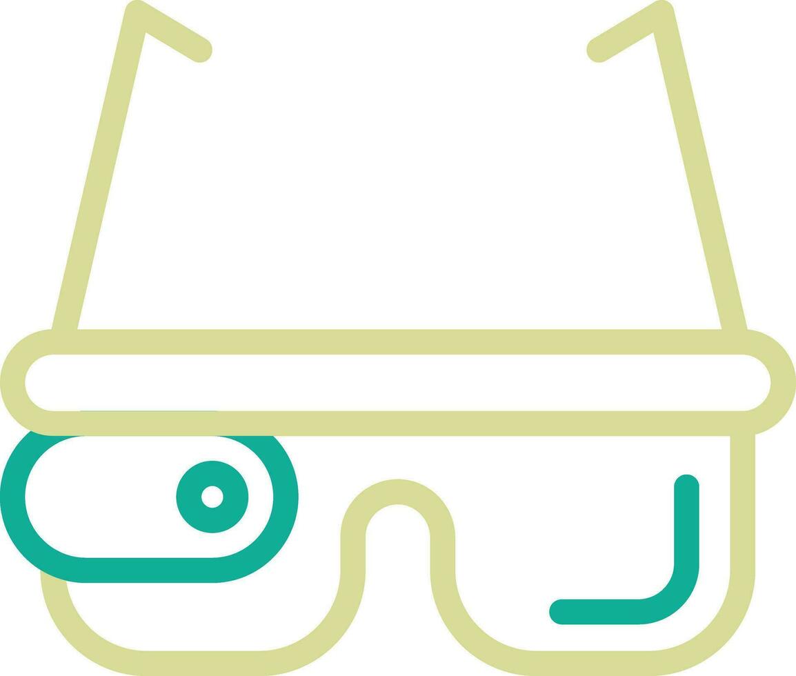 Smart Glasses Vector Icon