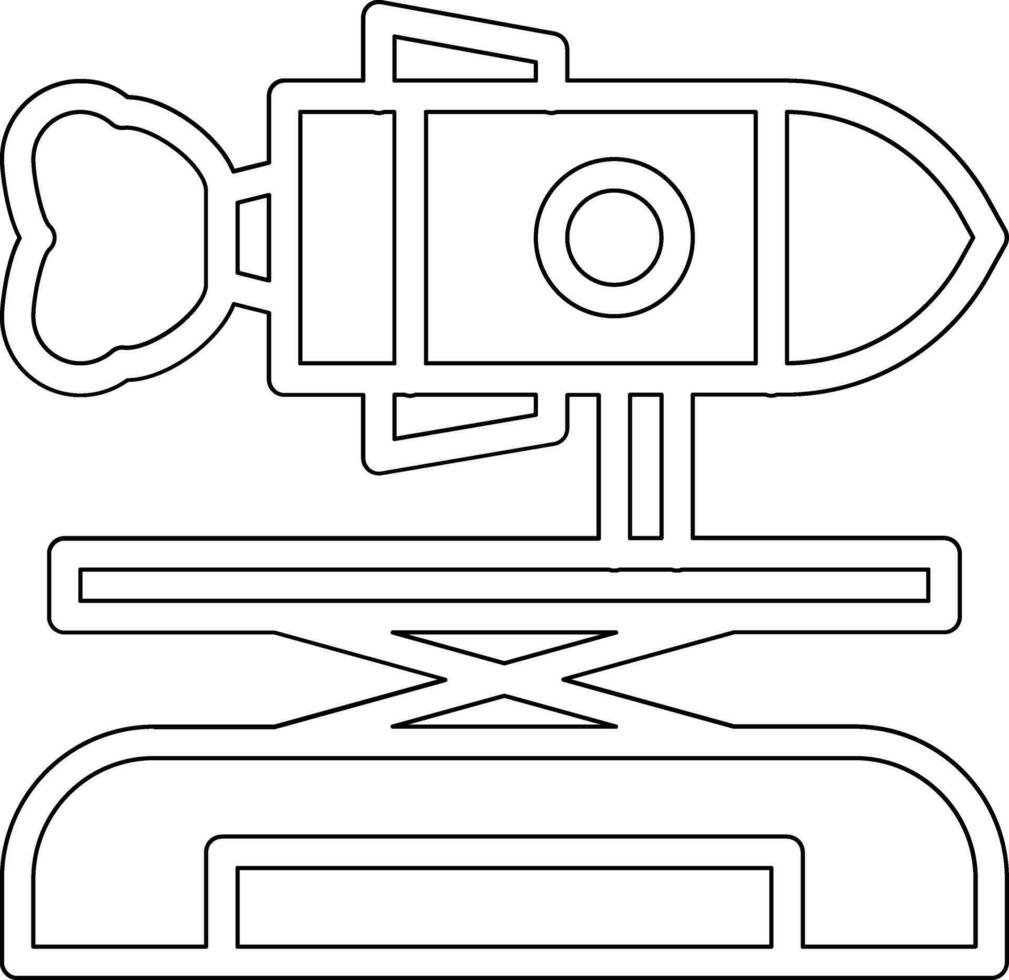 Space Catapult Vector Icon