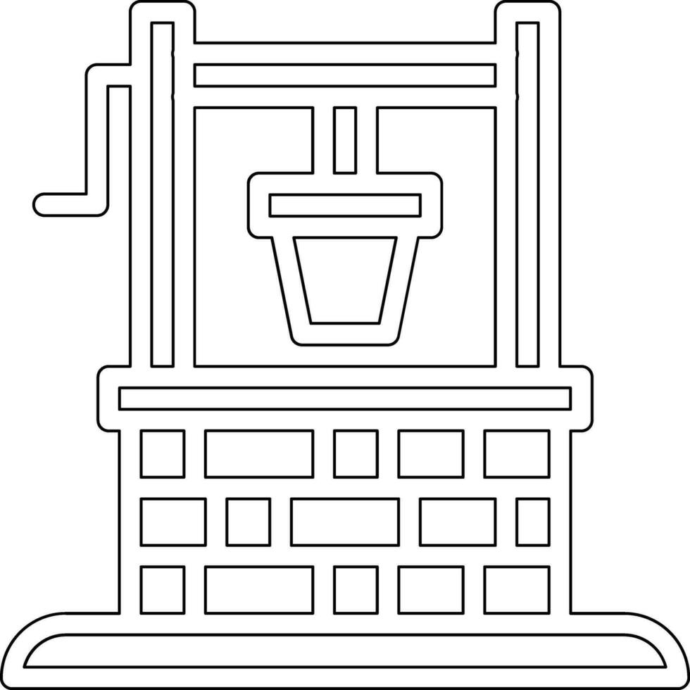 Water Well Vector Icon