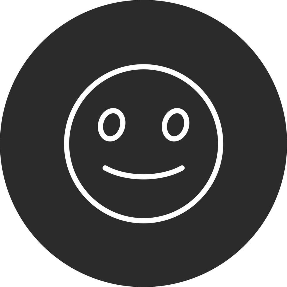 Slightly Smiling Face Vector Icon