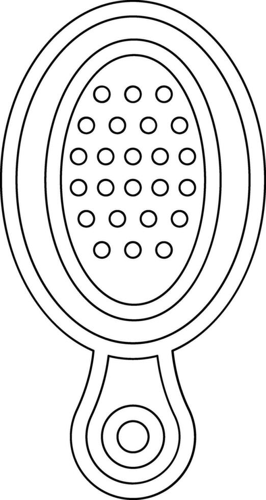 Hair Brush Vector Icon