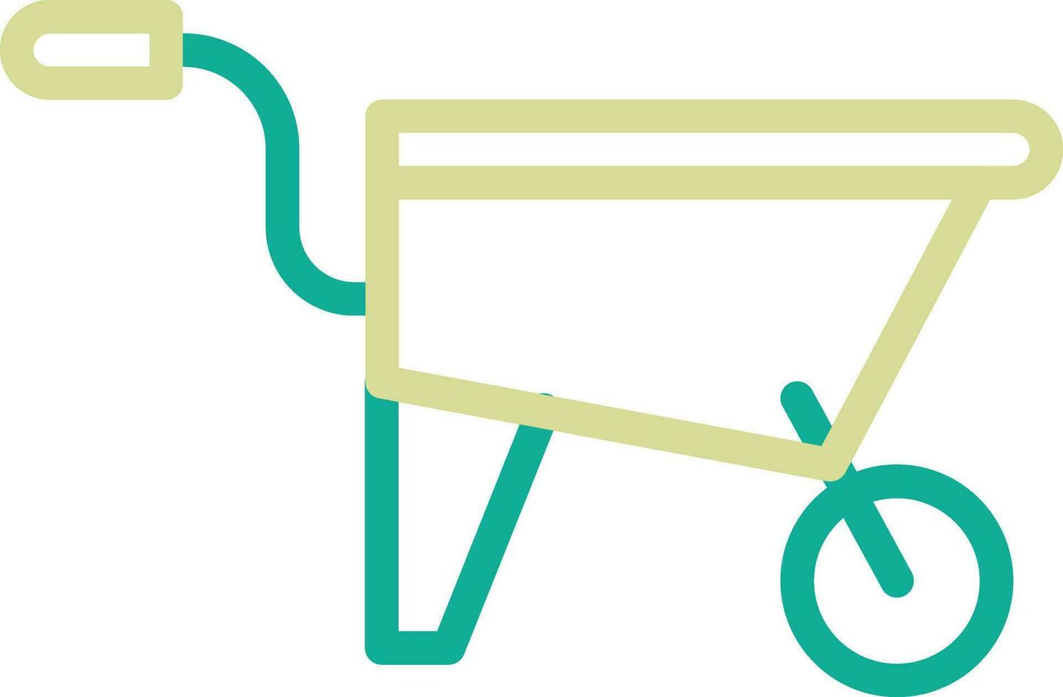 Wheelbarrow Vector Icon