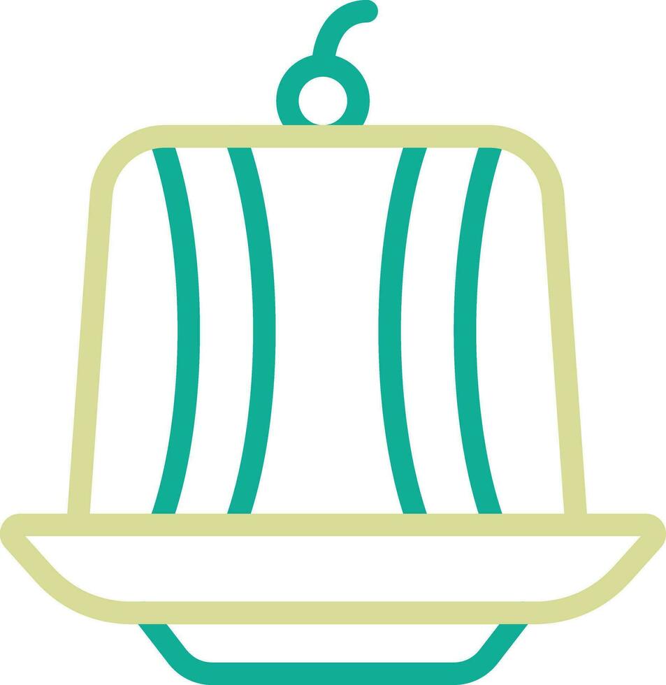 Pudding Vector Icon