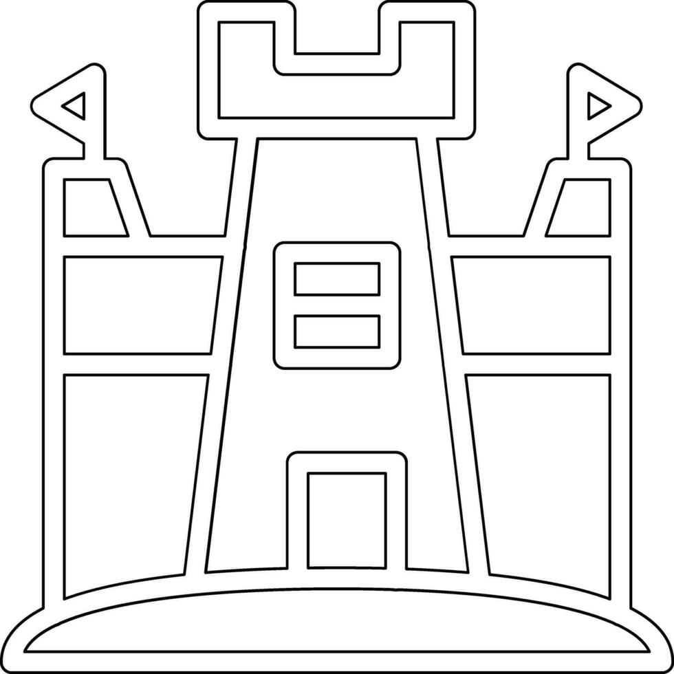 Sand Castle Vector Icon