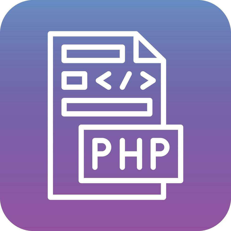 PHP File Vector Icon
