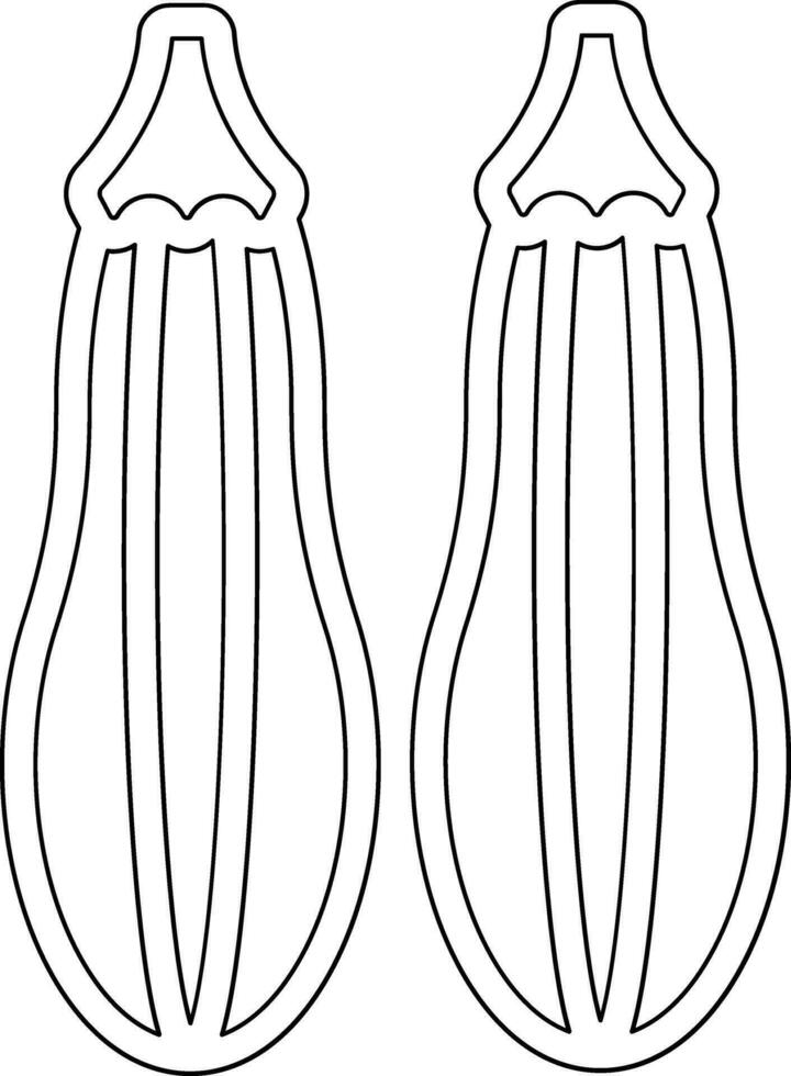 Zucchini Vector Icon
