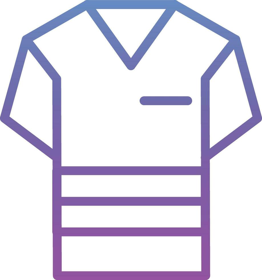 V Neck Shirt Vector Icon