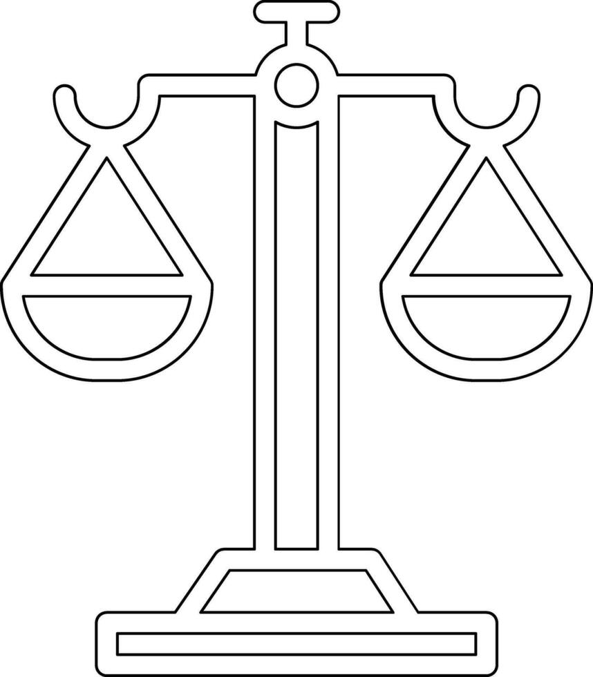 icono de vector de justicia