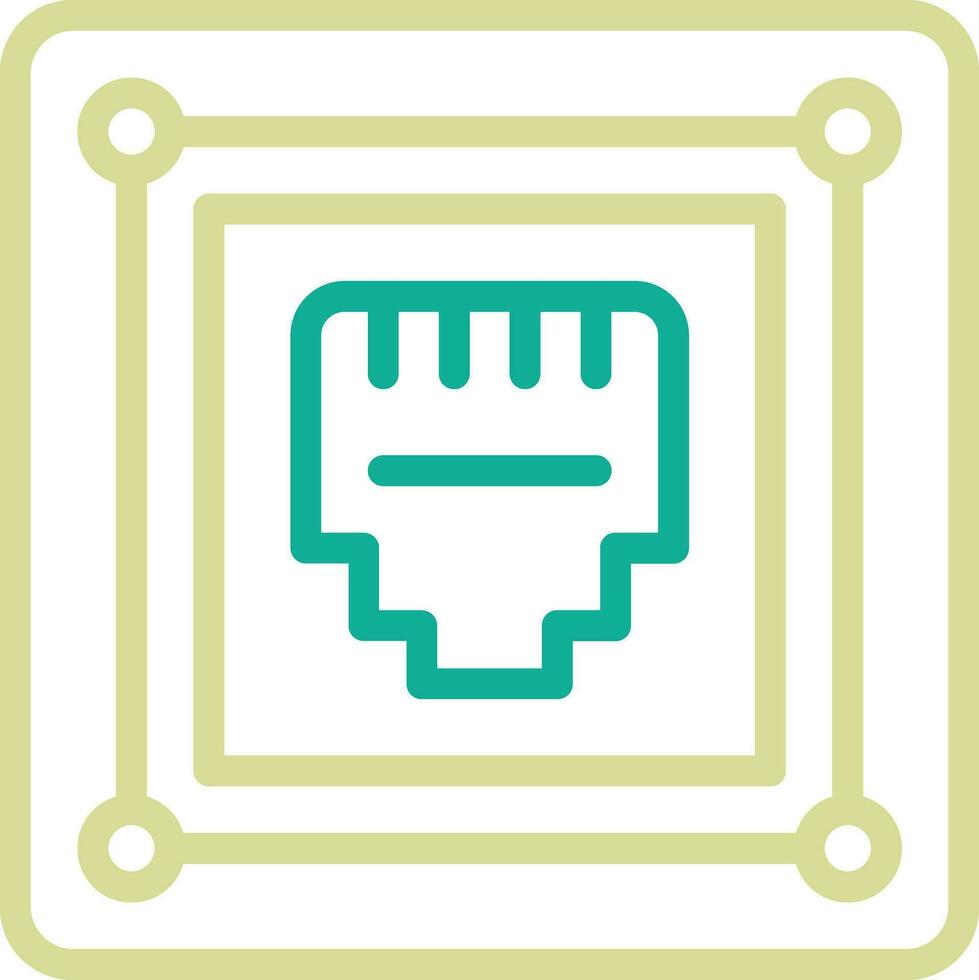 Telephone Socket Vector Icon