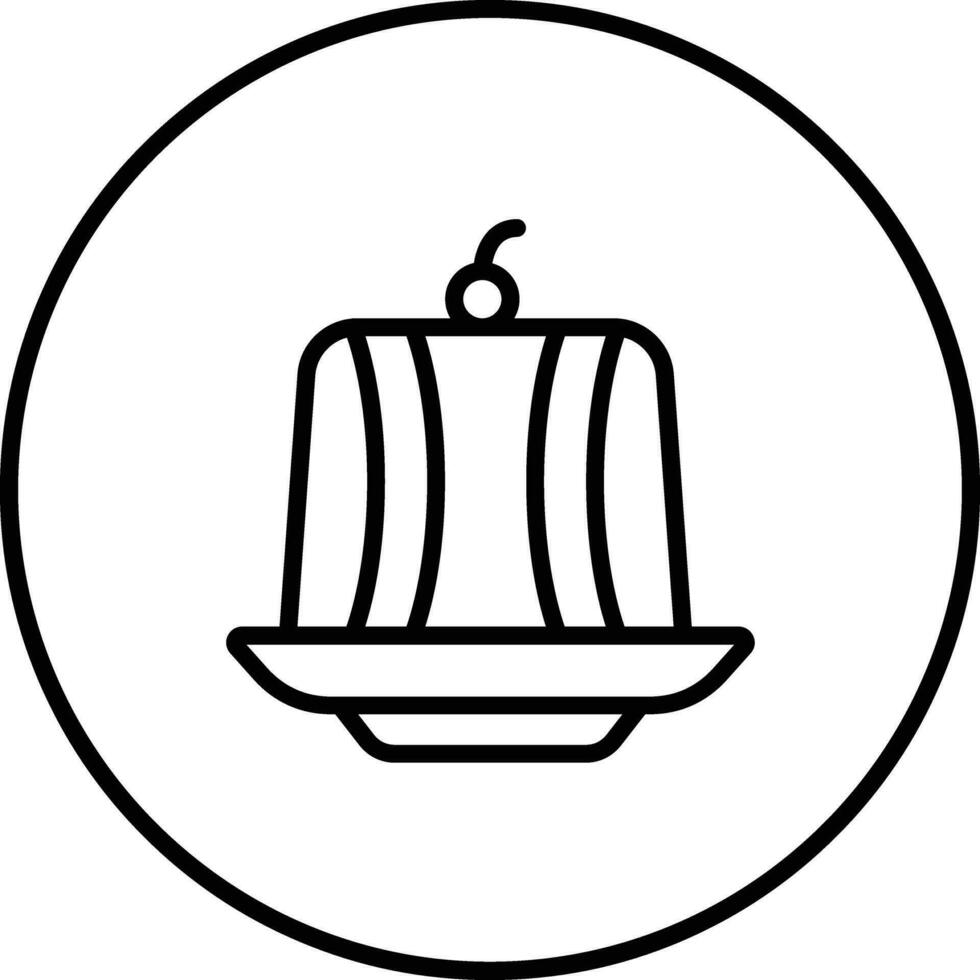 Pudding Vector Icon