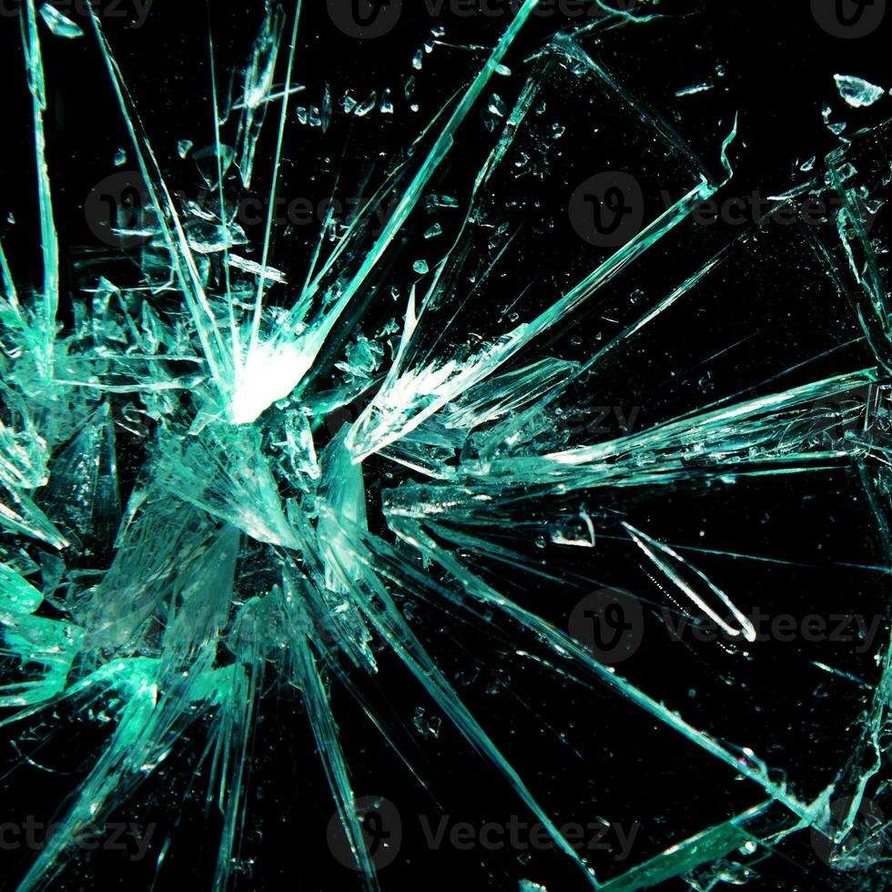 Broken glass textures photo