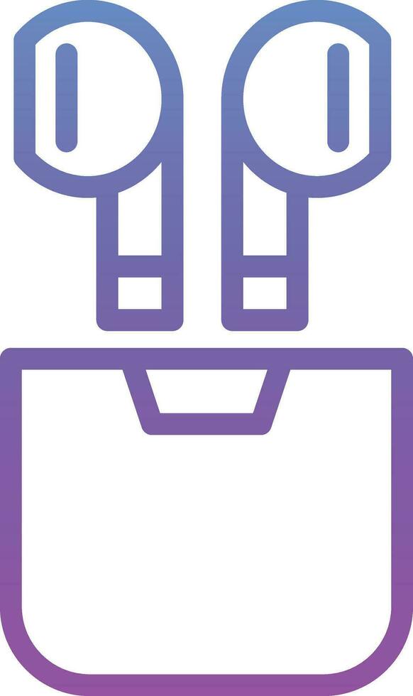 Wireless Earphones Vector Icon