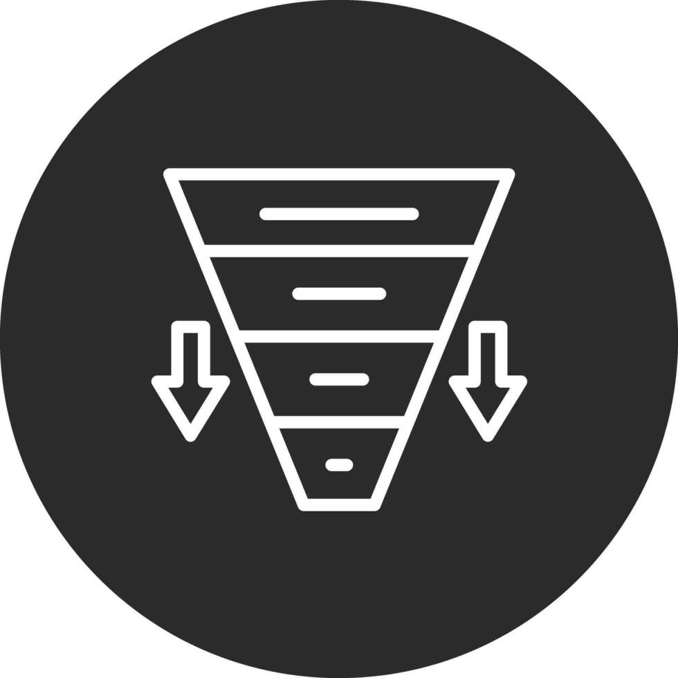 Funnel Chart Vector Icon