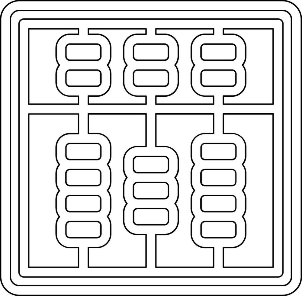 Abacus Vector Icon