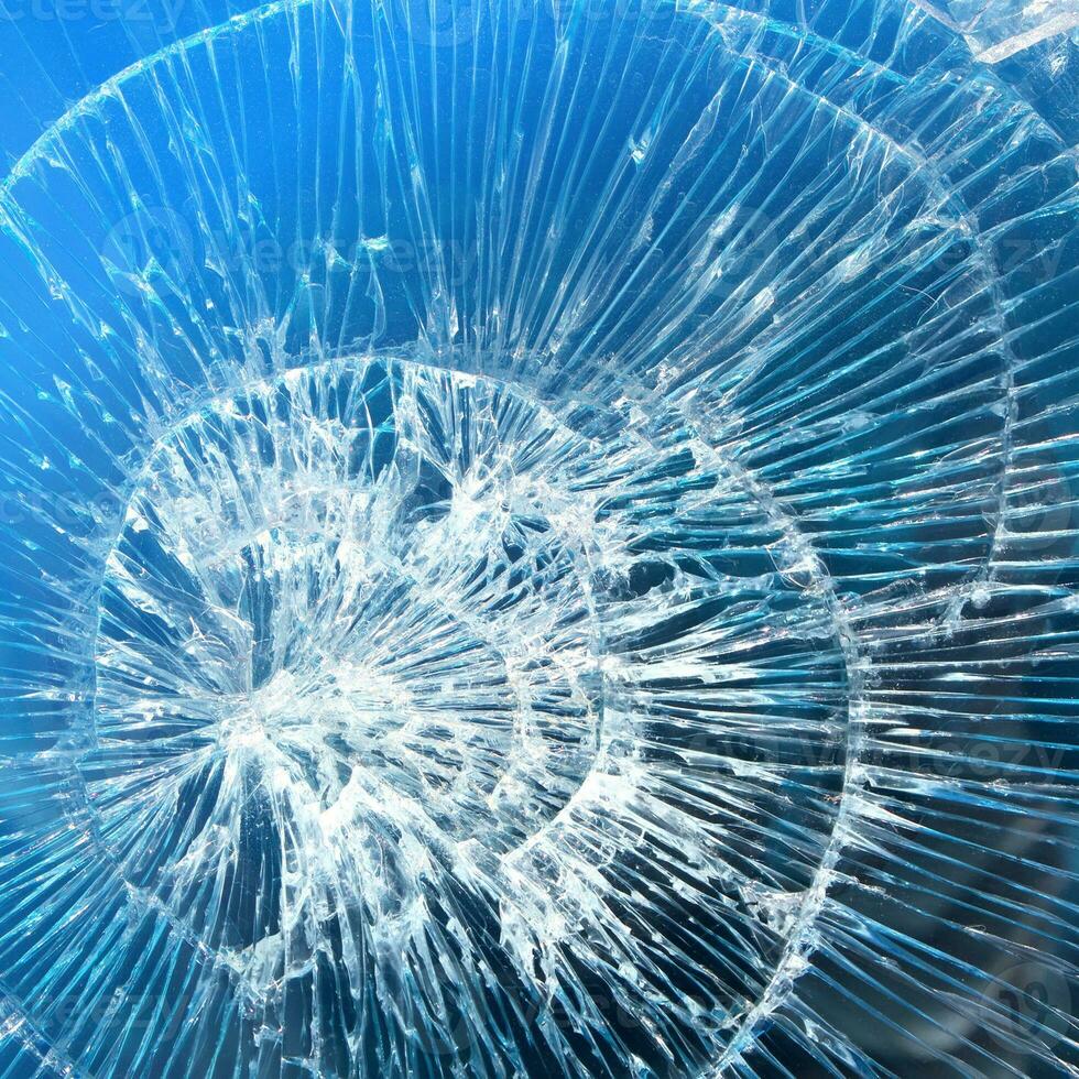 Broken glass textures photo