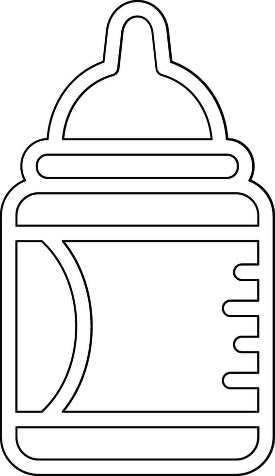 Milk Bottle Vector Icon