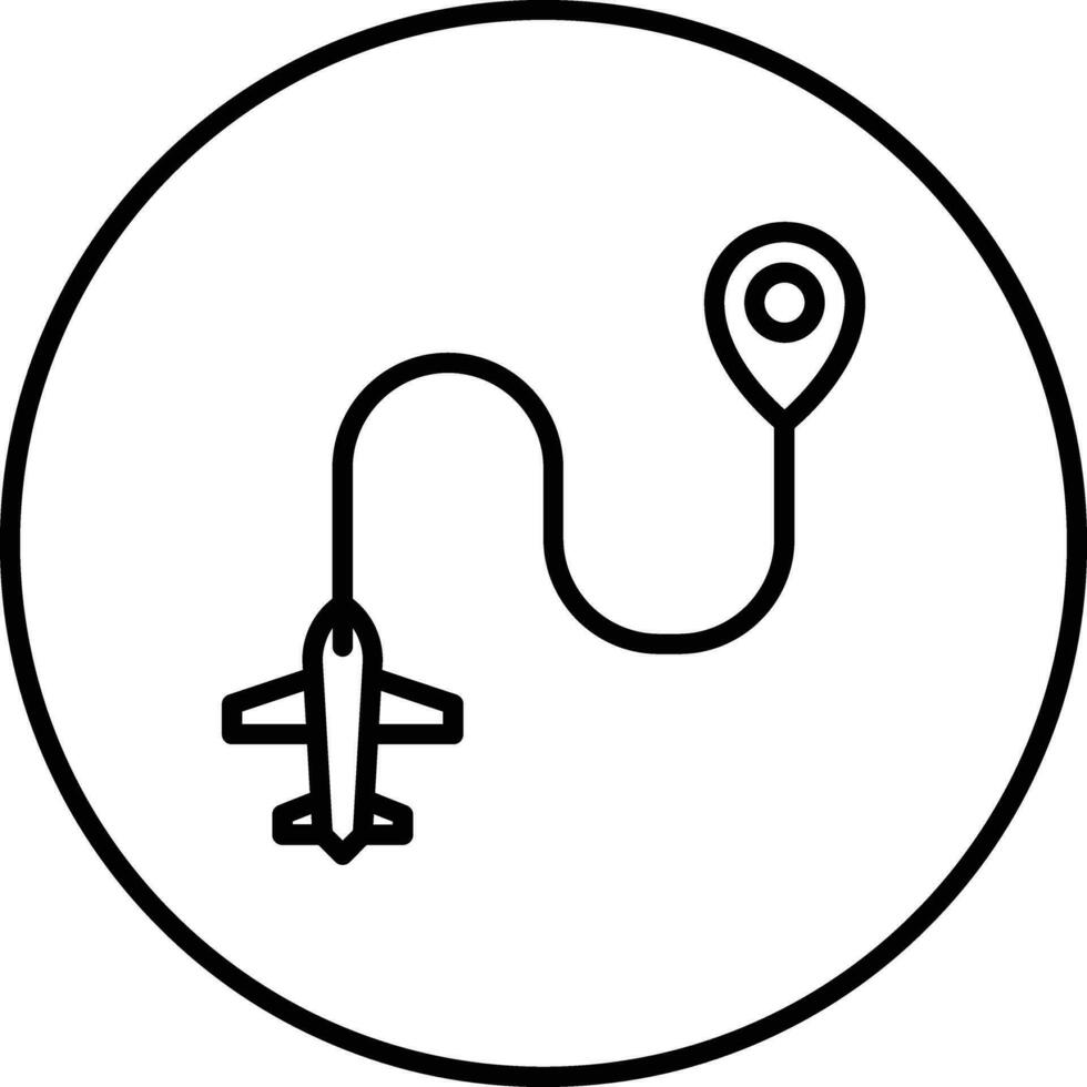 Flight Directions Vector Icon