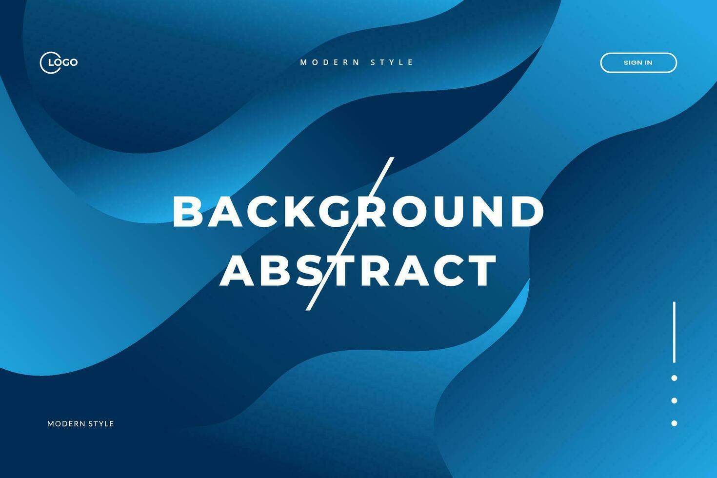 Waves blue abstract background perfect for creating a dynamic and modern look on your website that will grab attention instantly vector