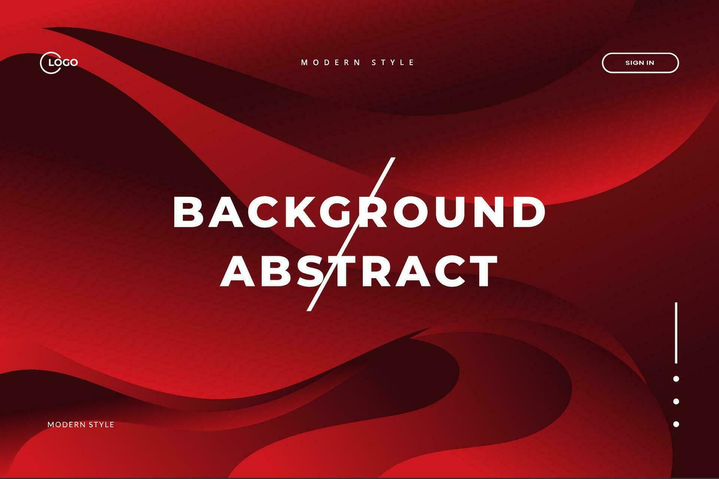 Sophisticated Red 3D Web Abstract Background, Elevate Your Online Presence with a Minimalist and Cutting Edge Design vector