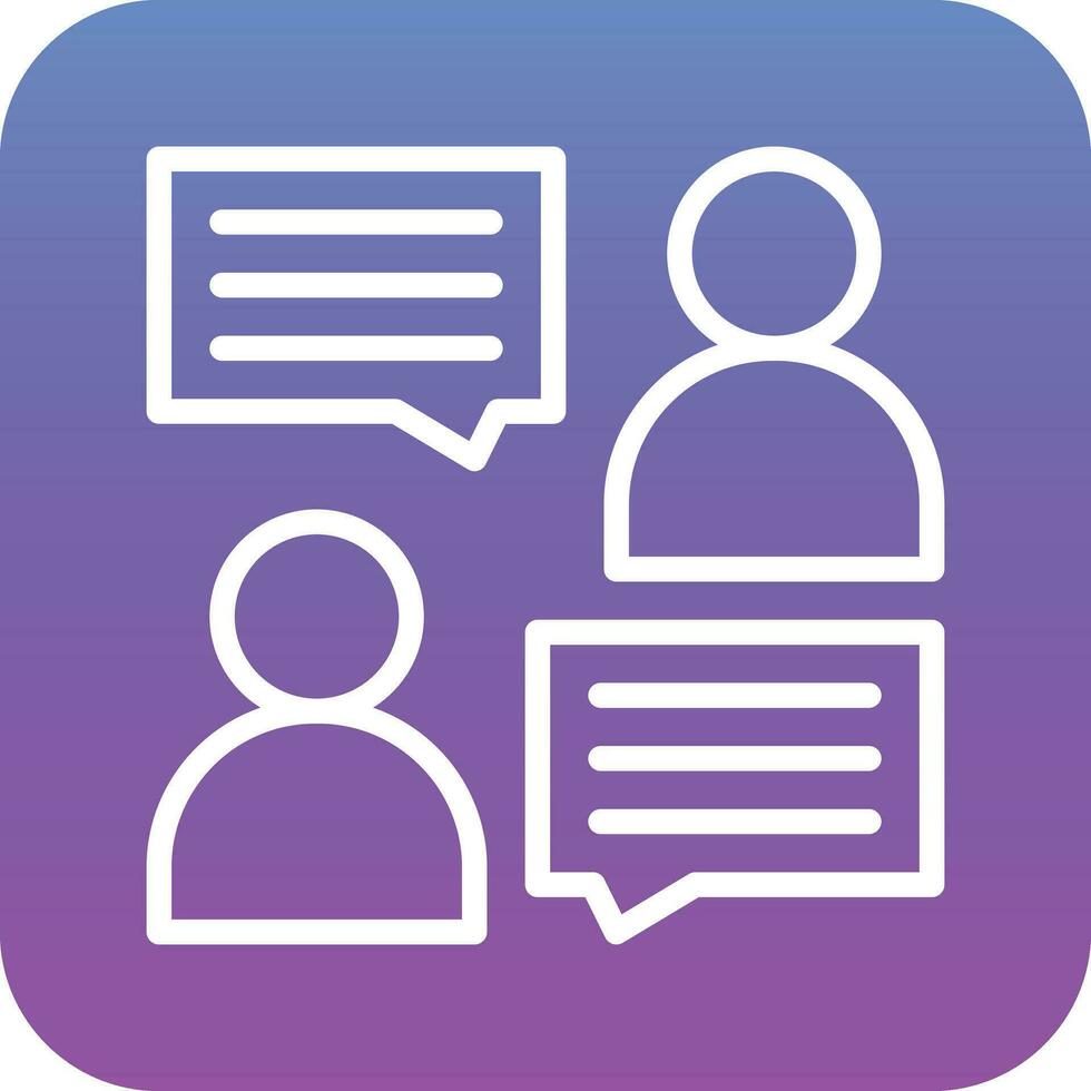 Interview Vector Icon
