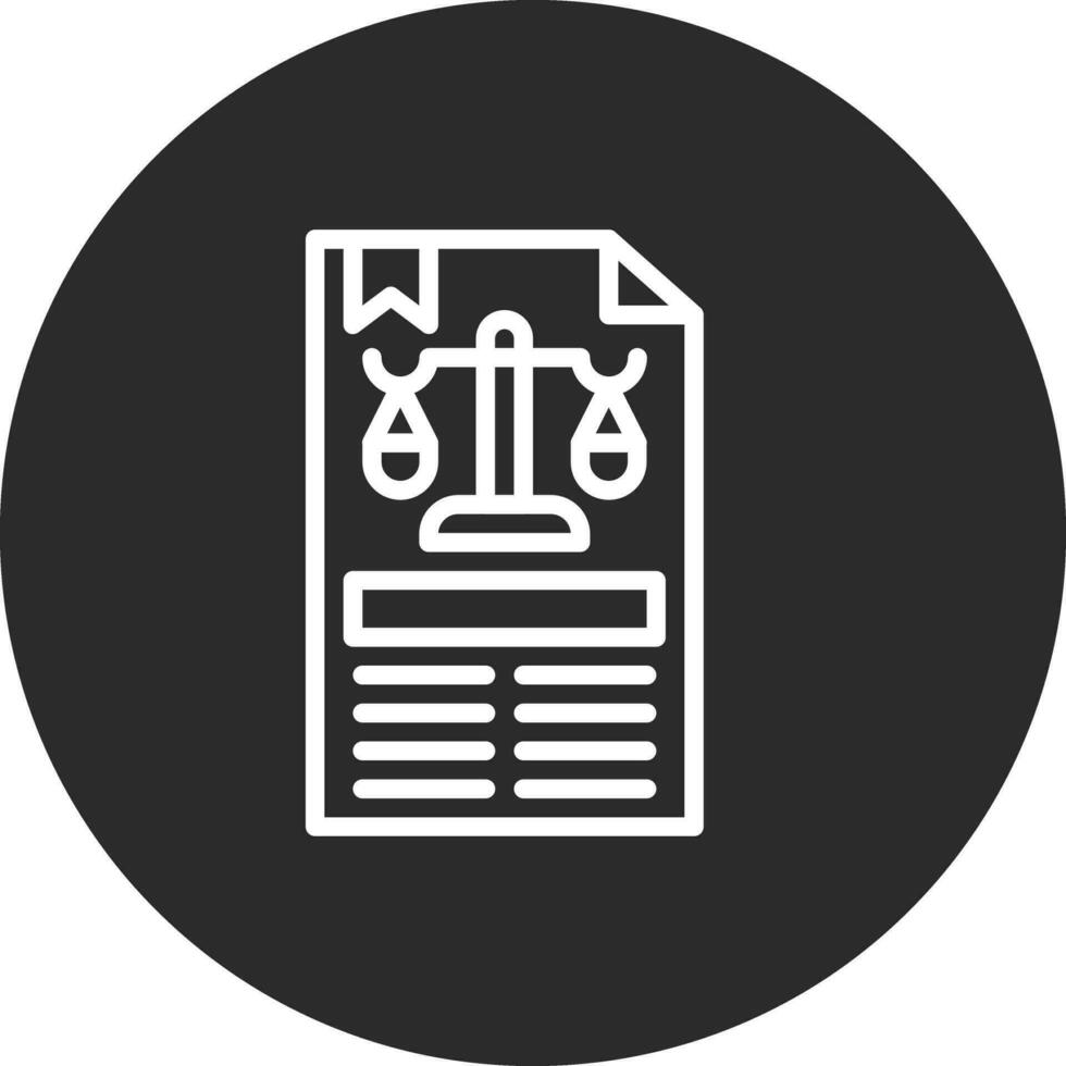 Legal Documents Vector Icon