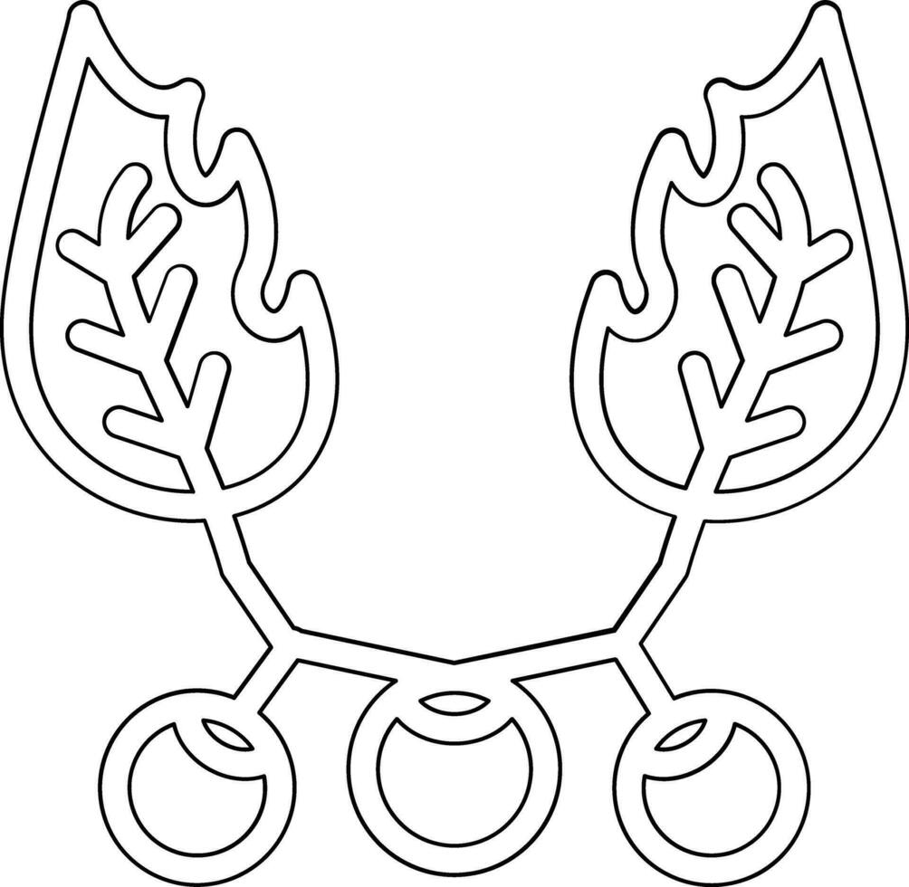 Mistletoe Vector Icon