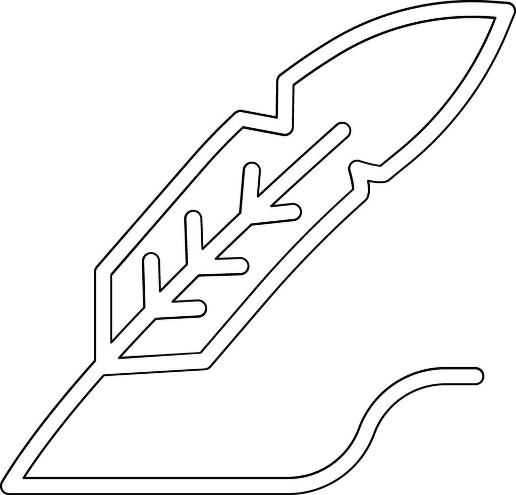 Feather Vector Icon