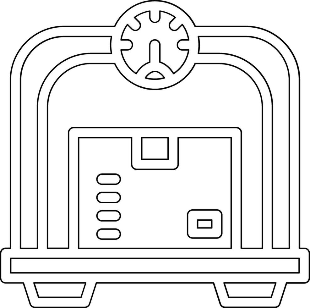 Parcel Weight Vector Icon