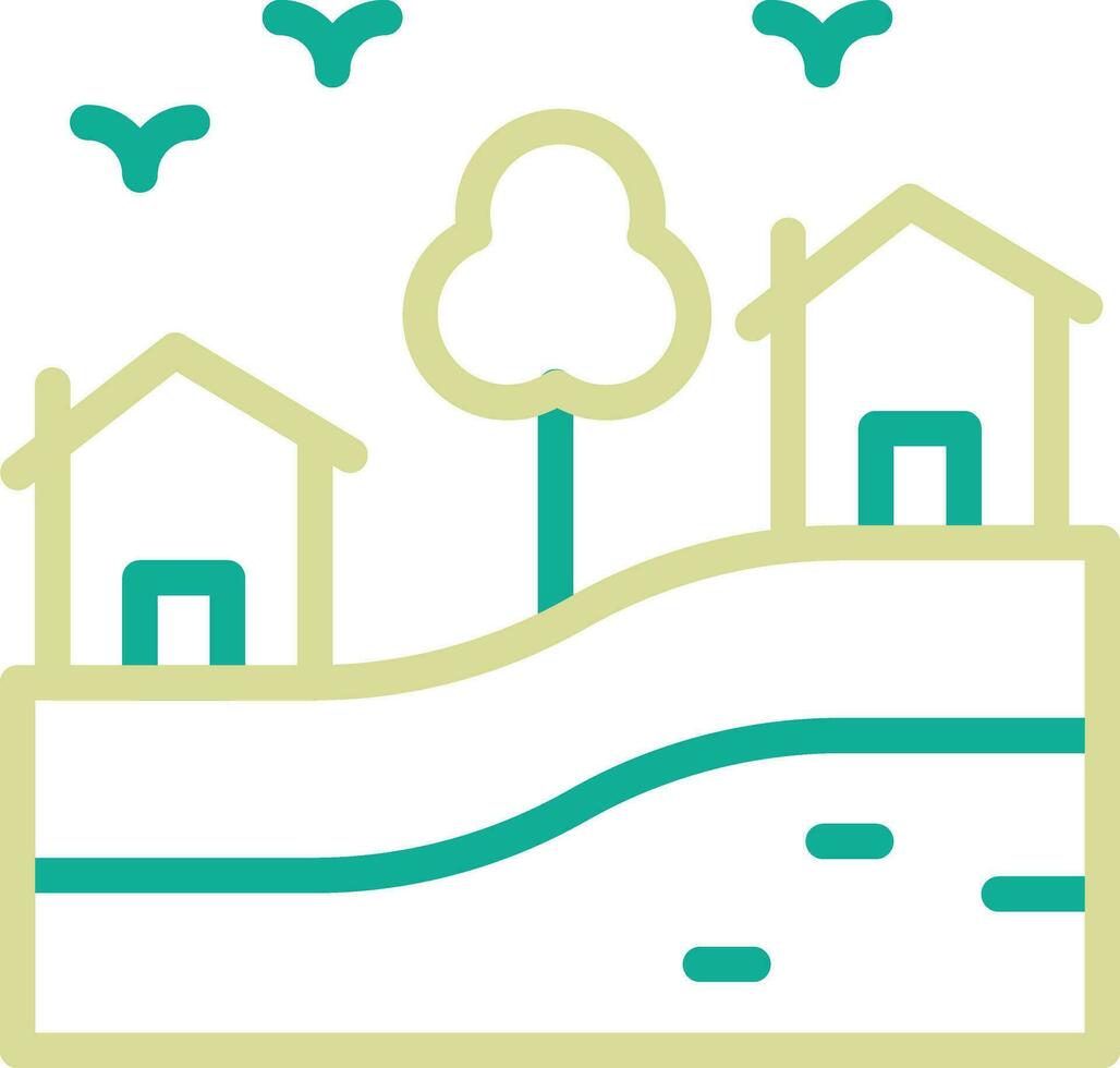 Village Vector Icon
