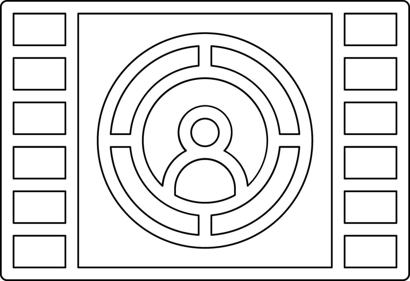 Cinema Screen Vector Icon