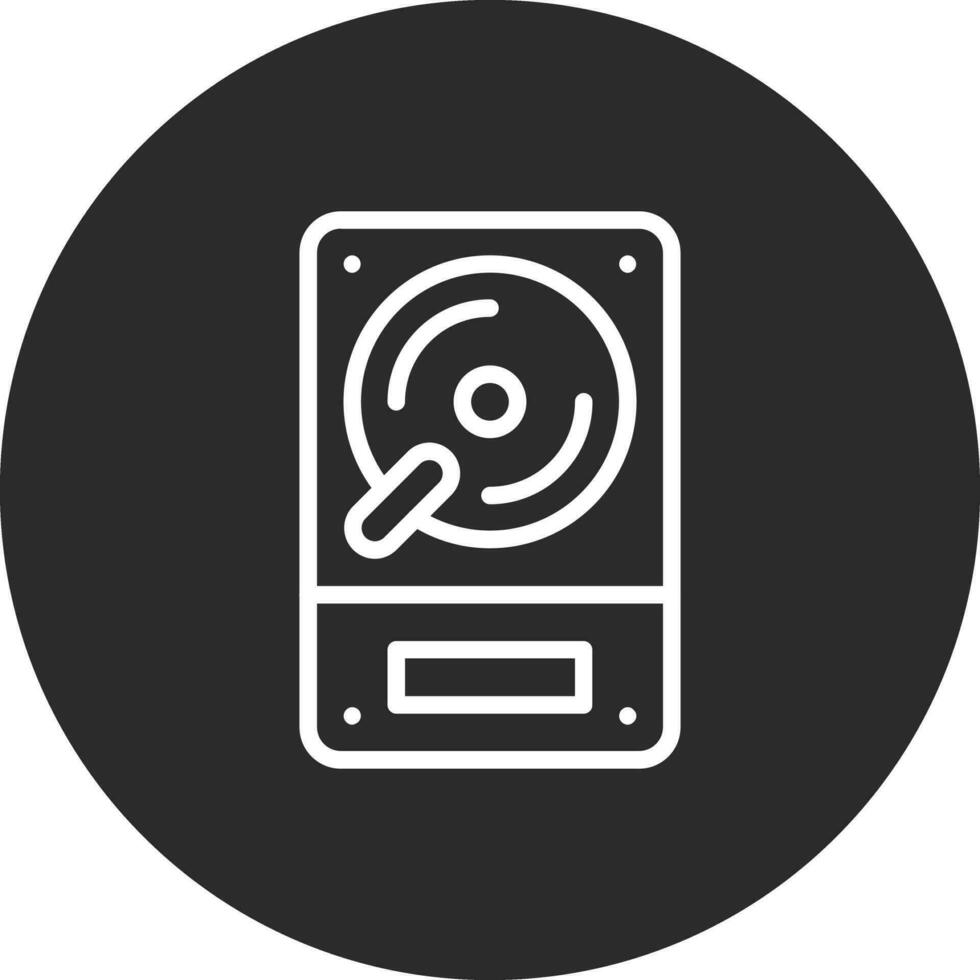 Hard Disk Vector Icon