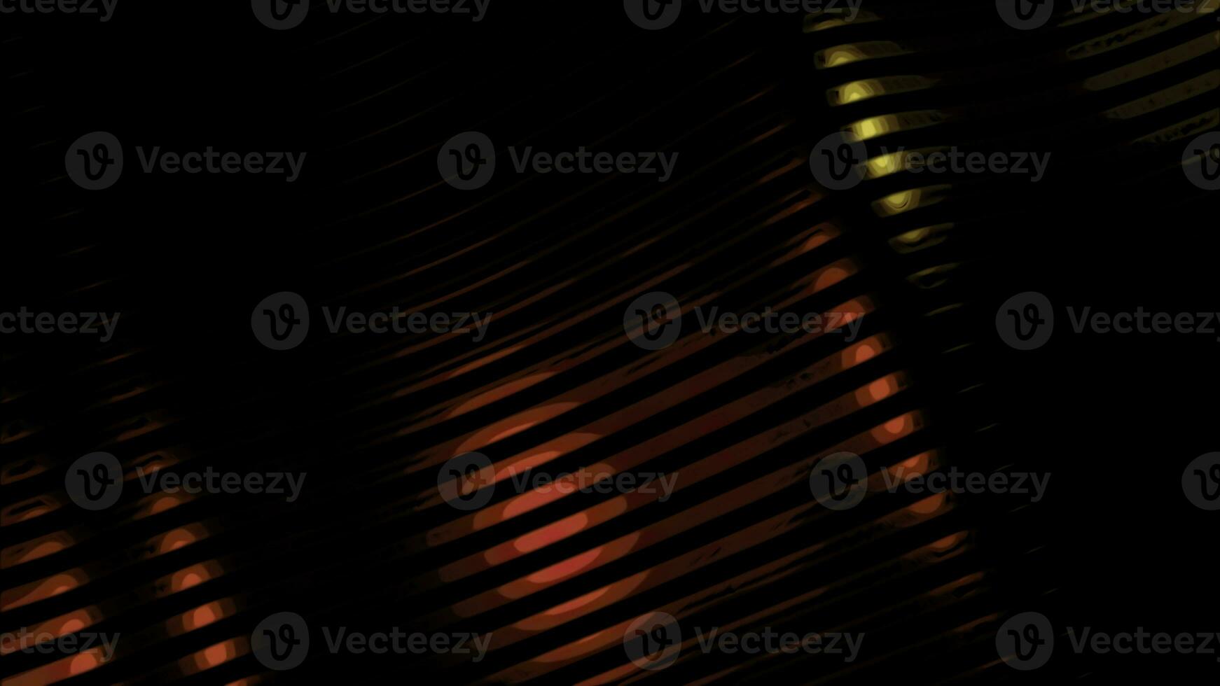Animation of rows of colorful yellow and red stripes. Design. Colorful wave gradient animation. photo
