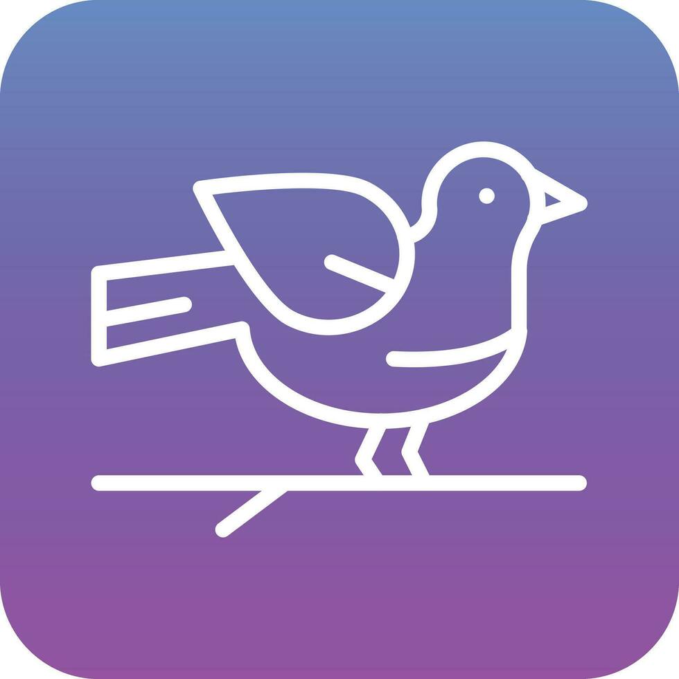 Spring Birds Vector Icon