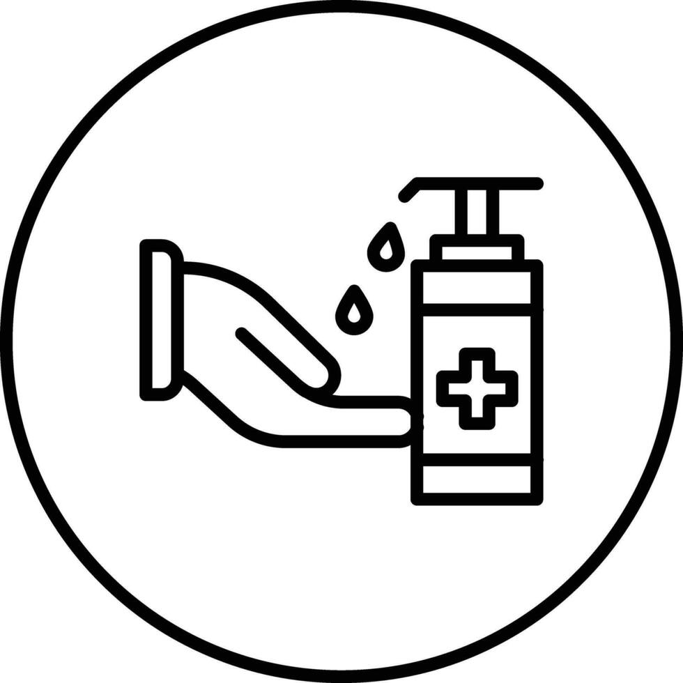 Hand Sanitizer Vector Icon