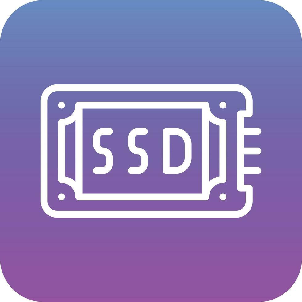 Ssd Vector Icon
