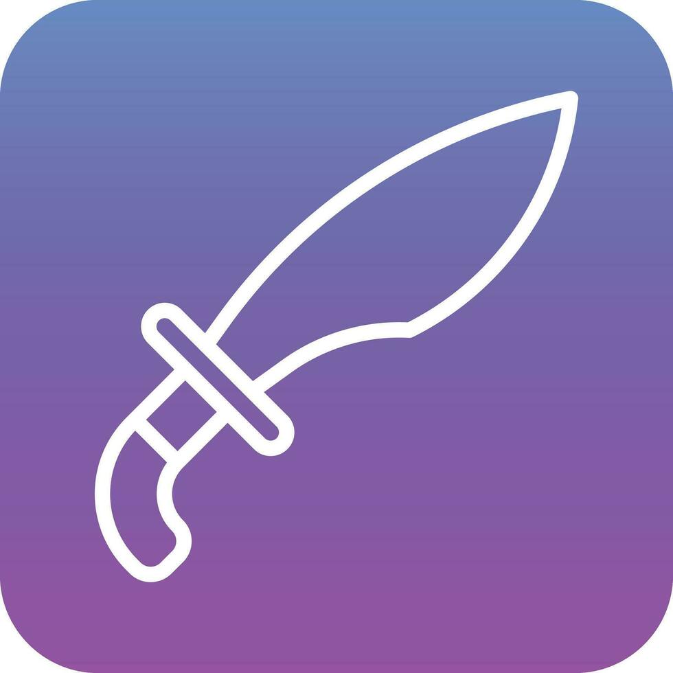 Pirate Knife Vector Icon