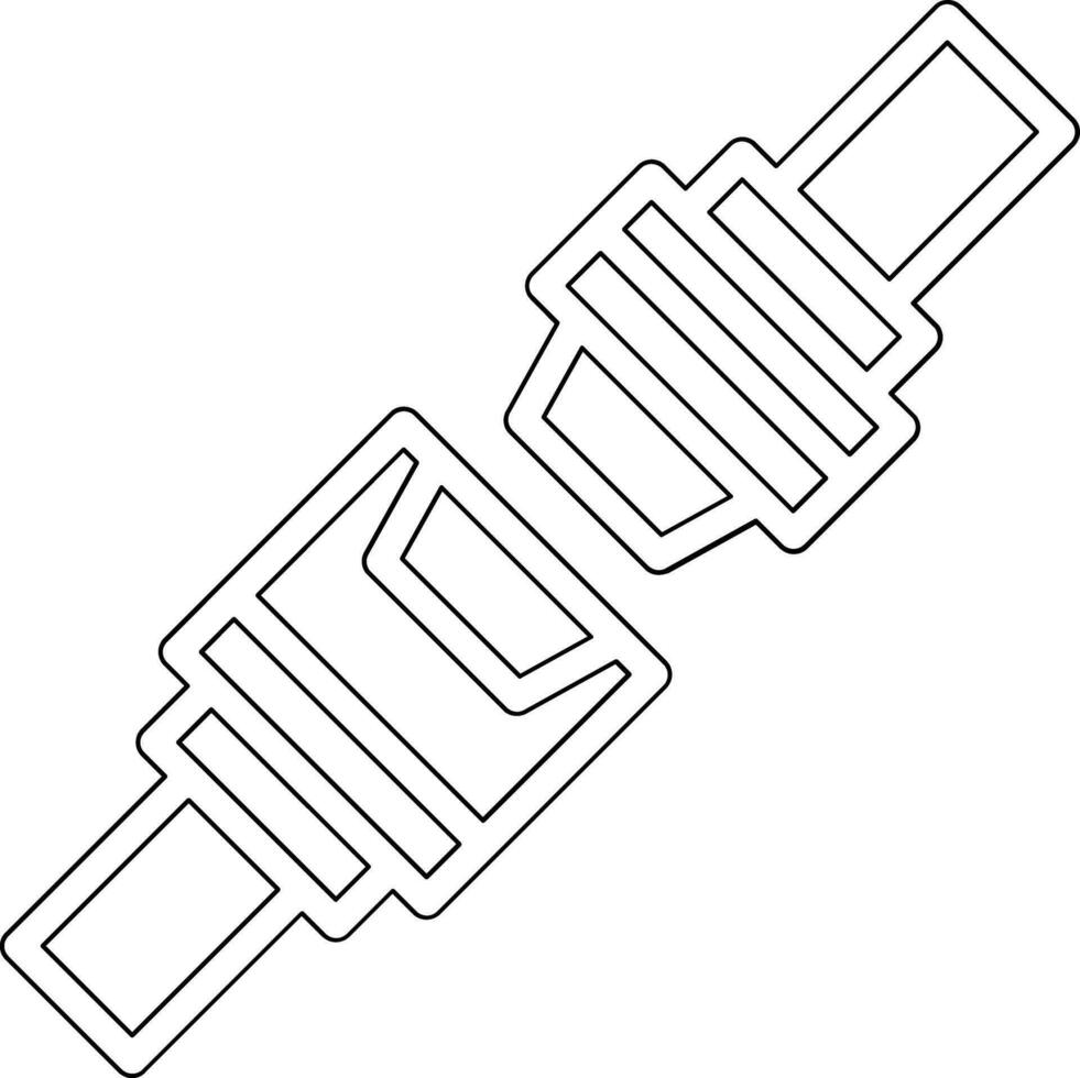 Safety Belt Vector Icon